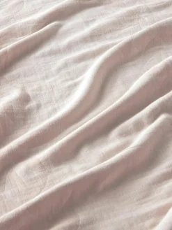Jacquard mousseline dekbedovertrek Jasmina met bloemenpatroon in^Westwing Collection Fashion