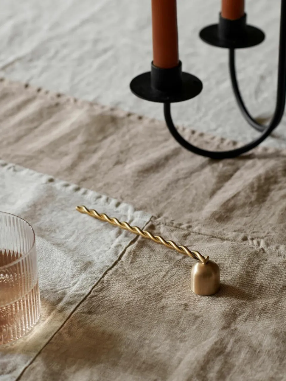 Kaarsendover Twist^ferm LIVING Hot