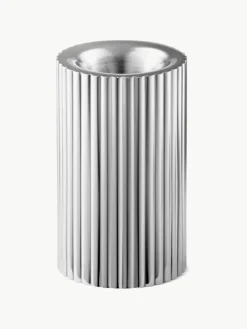 Kandelaar Bernadotte met groefstructuur, set van 3^GEORG JENSEN Outlet