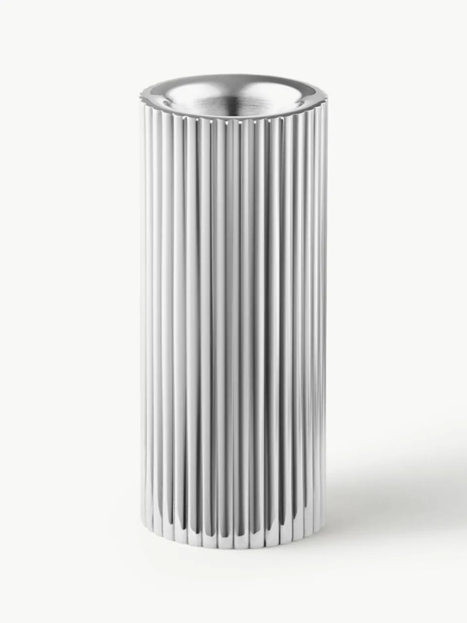 Kandelaar Bernadotte met groefstructuur, H 11 cm^GEORG JENSEN Sale