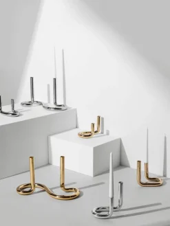 Kandelaar Mars, 2-delig^Westwing Collection New