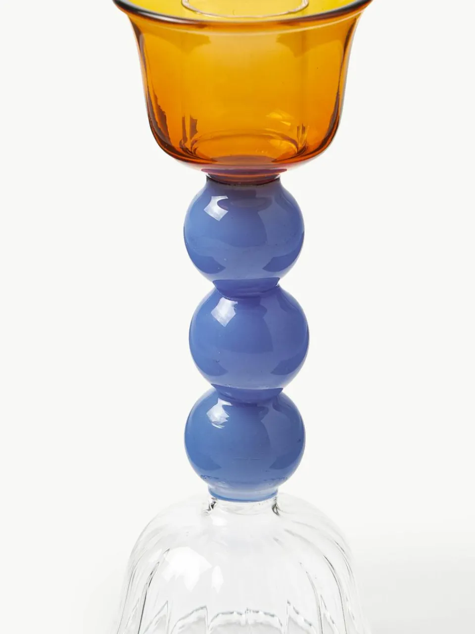 Kandelaar Perle uit borosilicaatglas^&k Amsterdam Hot