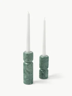 Kandelaars Como uit marmer, set van 2^Westwing Collection Hot