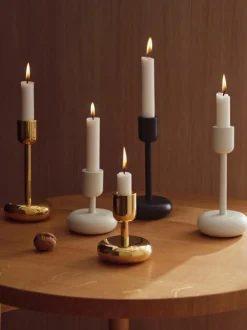 Kandelaars Nappula van messing, set van 2^iittala Discount