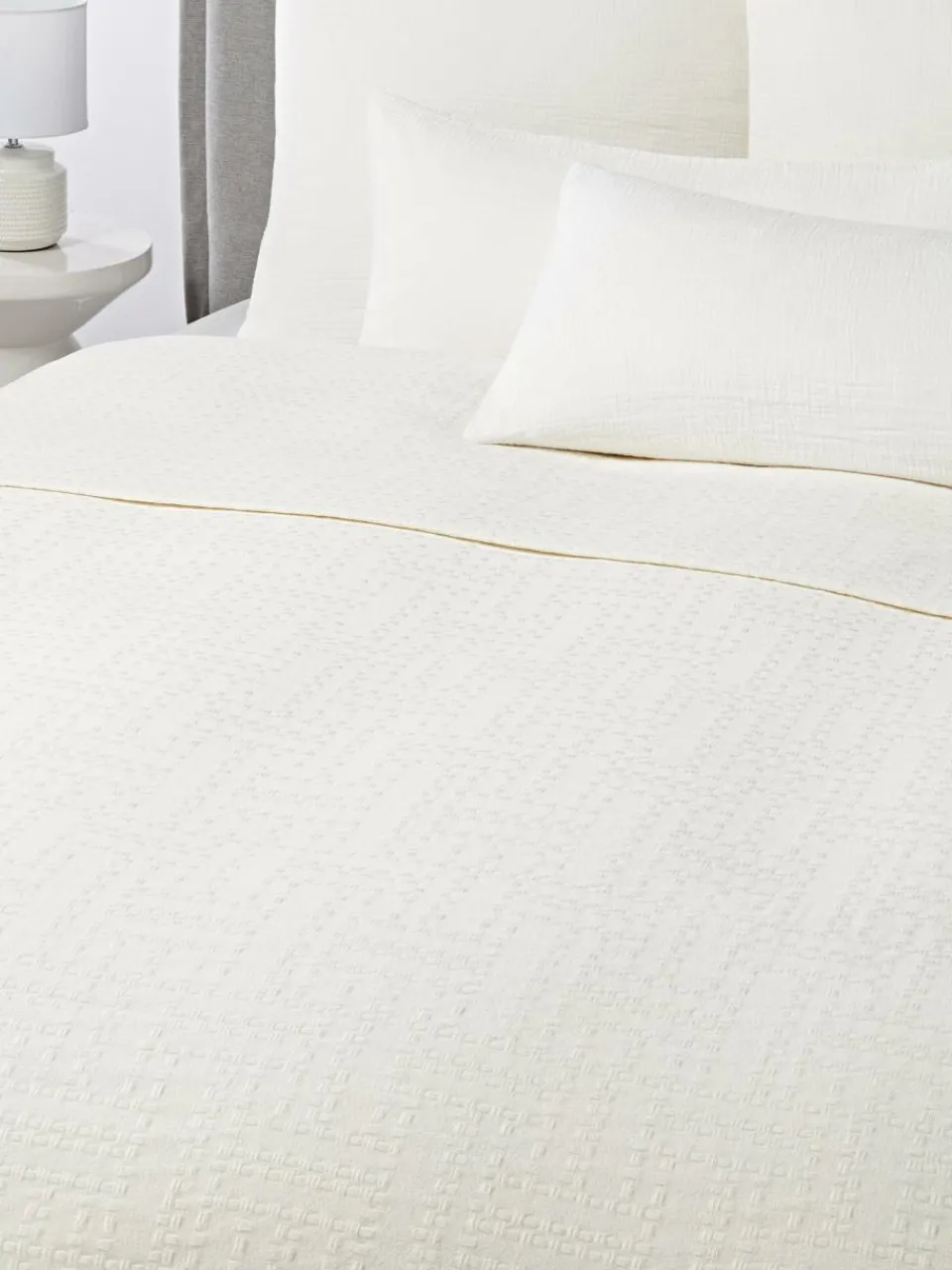Katoenen bedsprei Lazlo^Westwing Collection Fashion