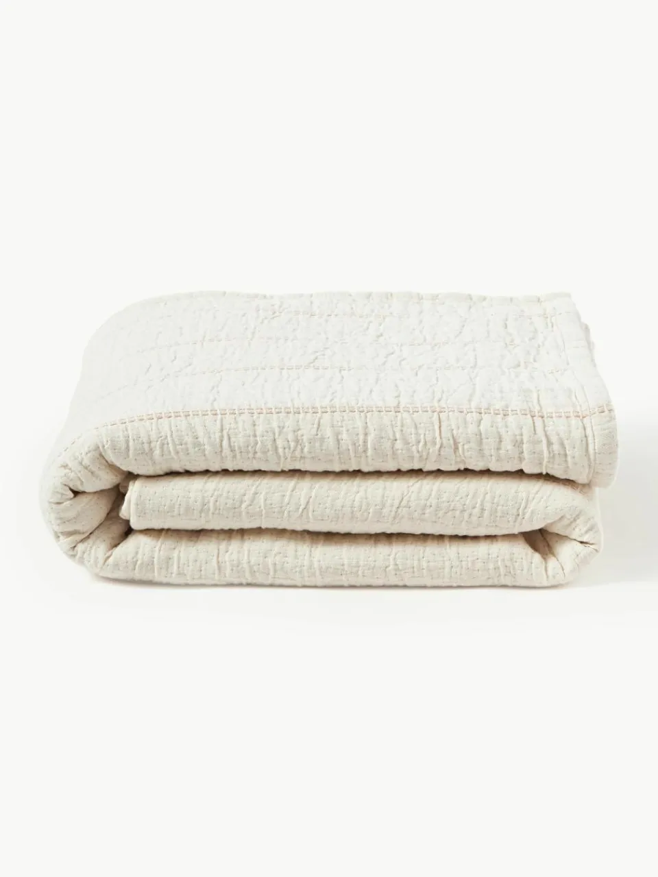 Katoenen bedsprei Lianna met structuurpatroon^Westwing Collection Discount