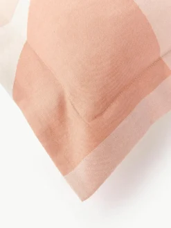 Katoenen dekbedovertrek Elinor met geometrisch patroon^Westwing Collection Clearance