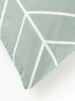 Katoenen dekbedovertrek Mirja met patroon^Westwing Collection Clearance