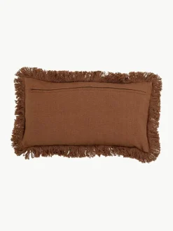 Katoenen kussen Galia met franjes^Bloomingville Discount