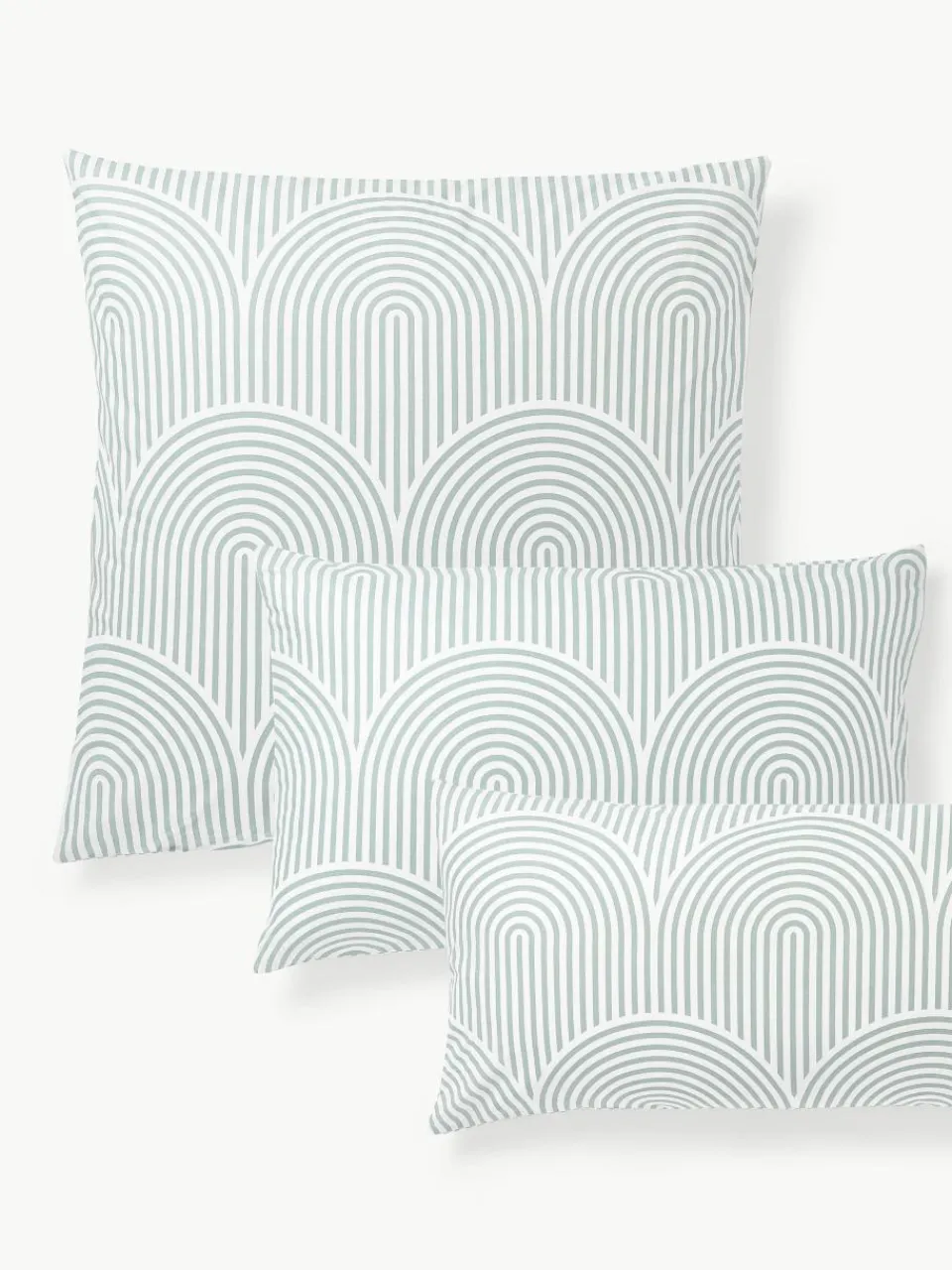 Katoenen kussenhoes Arcs^Westwing Collection Outlet