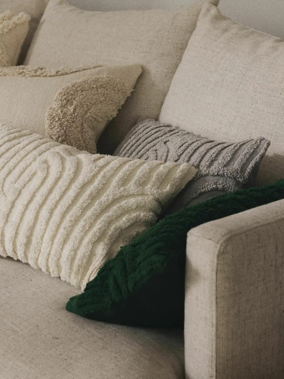 Katoenen kussenhoes Bell^Westwing Collection Discount