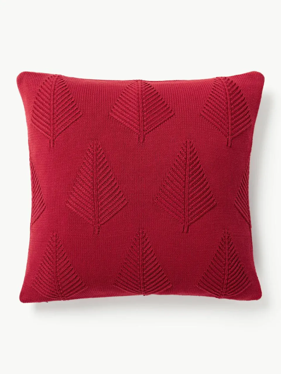 Katoenen kussenhoes Beryl met winters motief^Westwing Collection Discount