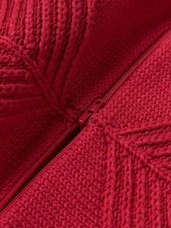 Katoenen kussenhoes Beryl met winters motief^Westwing Collection Discount