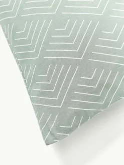 Katoenen kussenhoes Milano met grafisch patroon^Westwing Collection Sale
