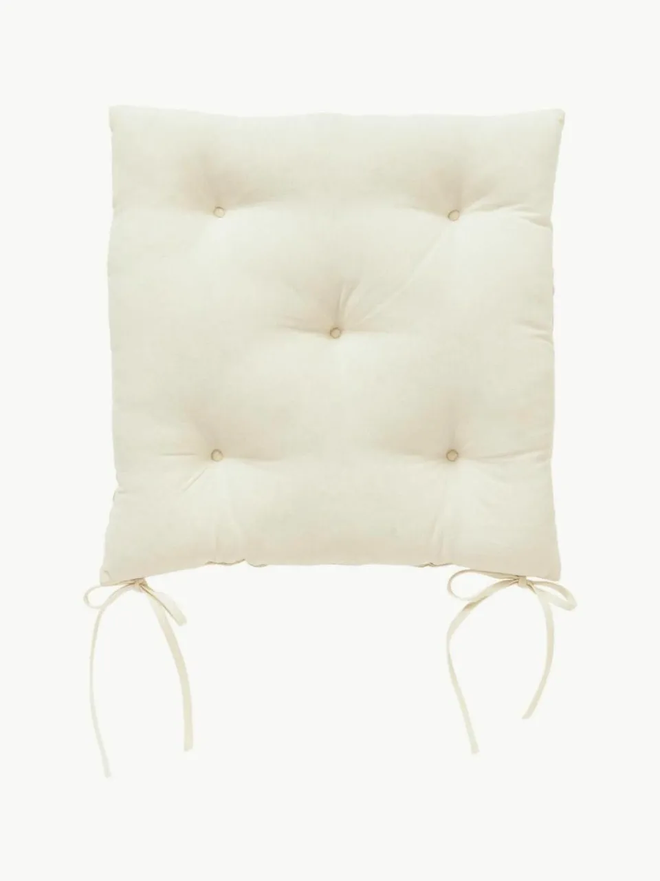 Katoenen kussenhoes Nira met winters motief^Westwing Collection Outlet