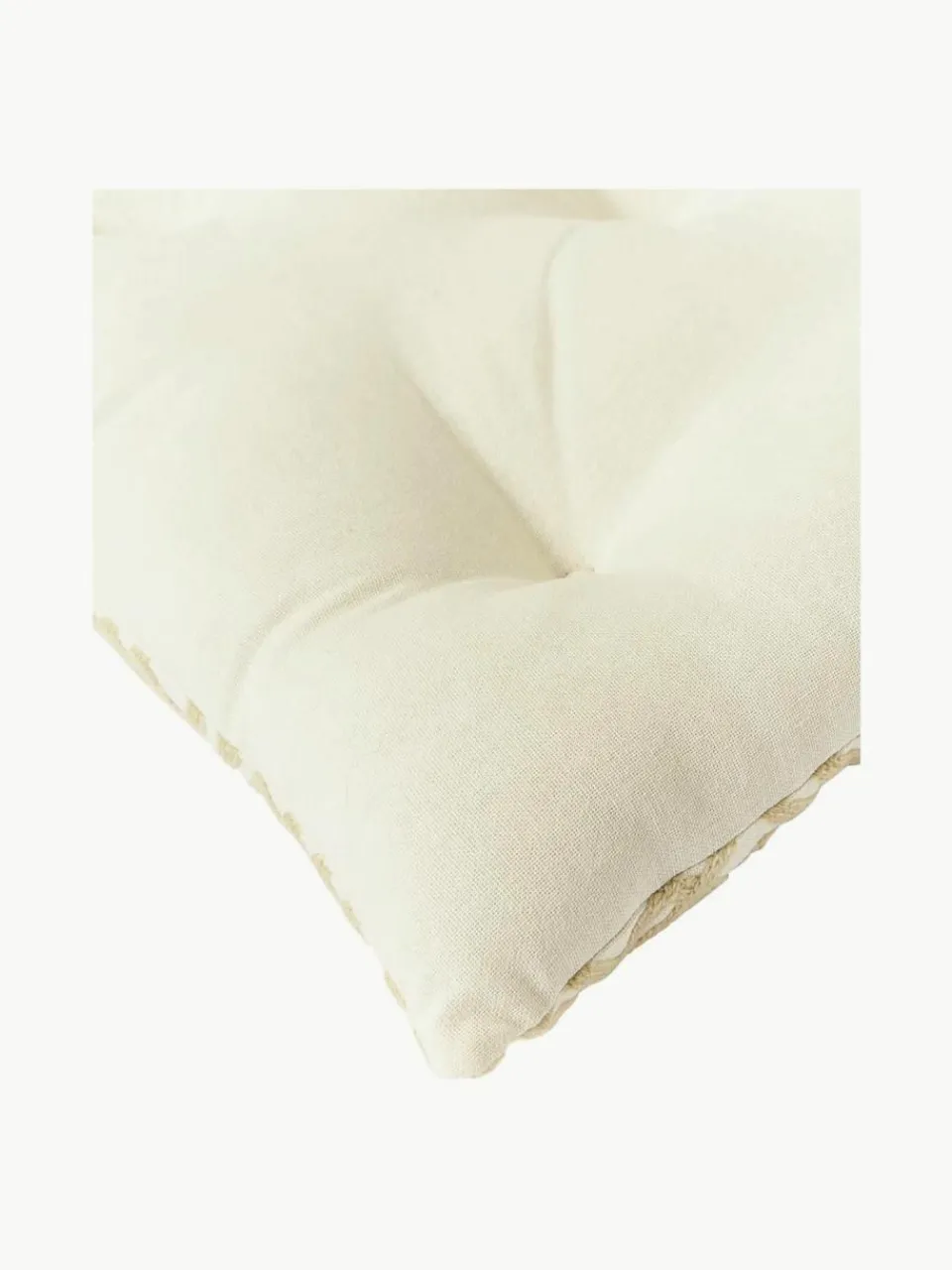 Katoenen kussenhoes Nira met winters motief^Westwing Collection Outlet