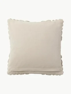 Katoenen kussenhoes Nira met winters motief^Westwing Collection Hot