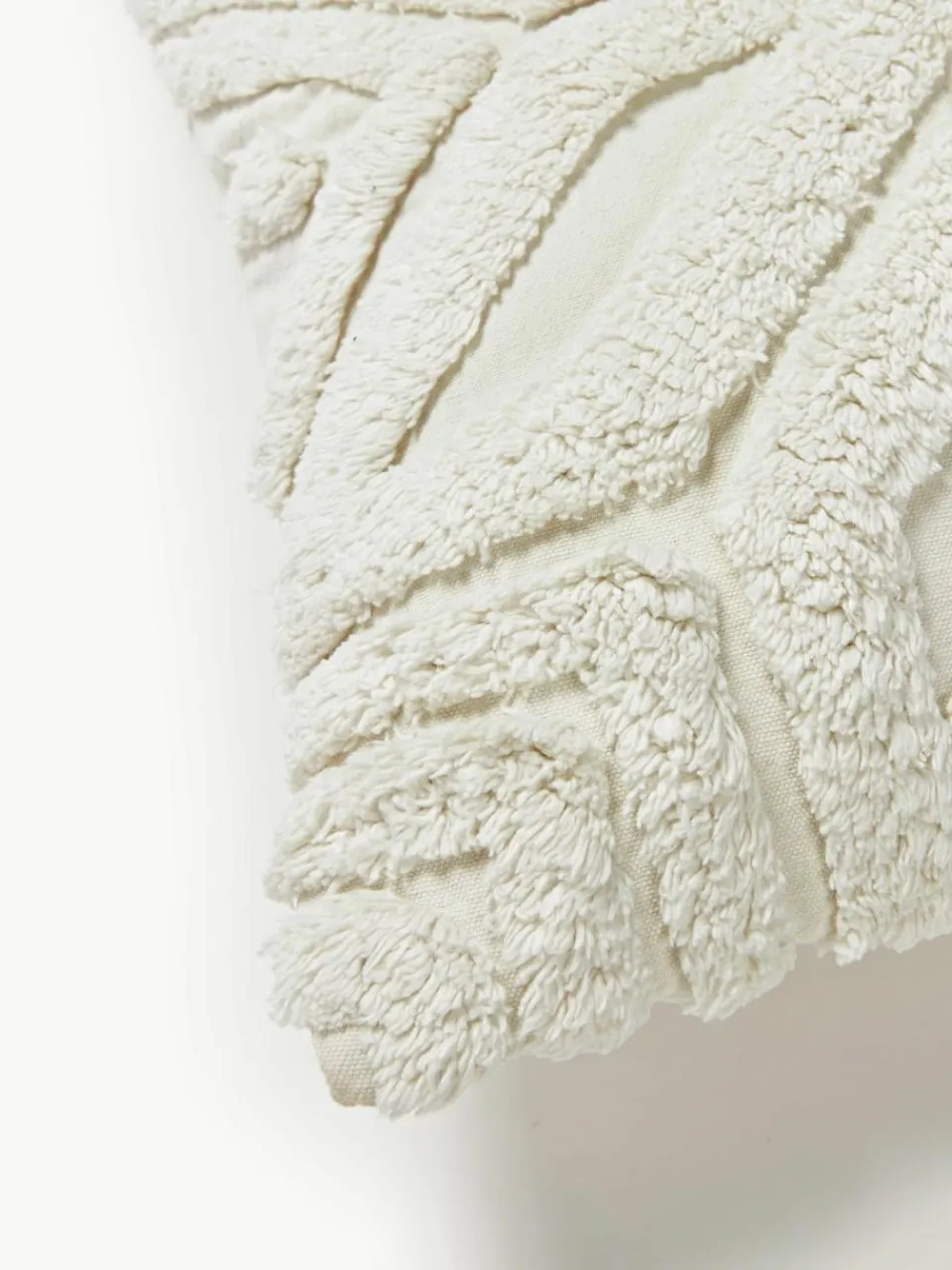 Katoenen kussenhoes Nira met winters motief^Westwing Collection Outlet