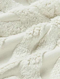 Katoenen kussenhoes Nira met winters motief^Westwing Collection Outlet