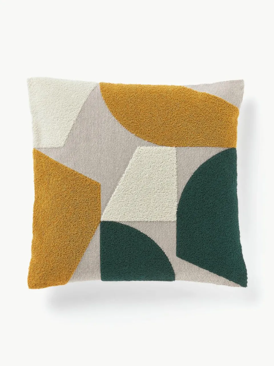 Katoenen kussenhoes Nomi met abstracte decoratie^Westwing Collection Sale