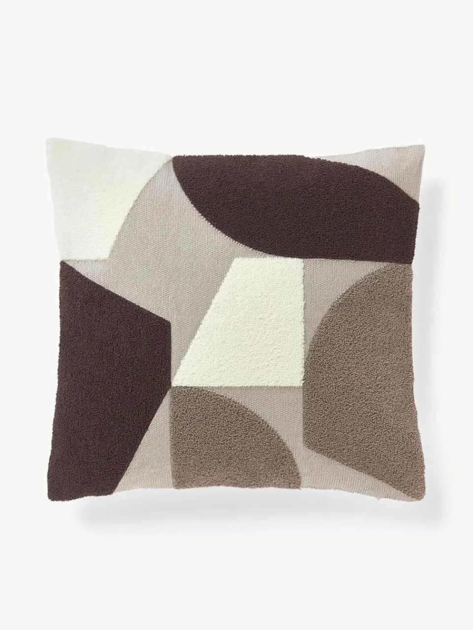 Katoenen kussenhoes Nomi met abstracte decoratie^Westwing Collection Online
