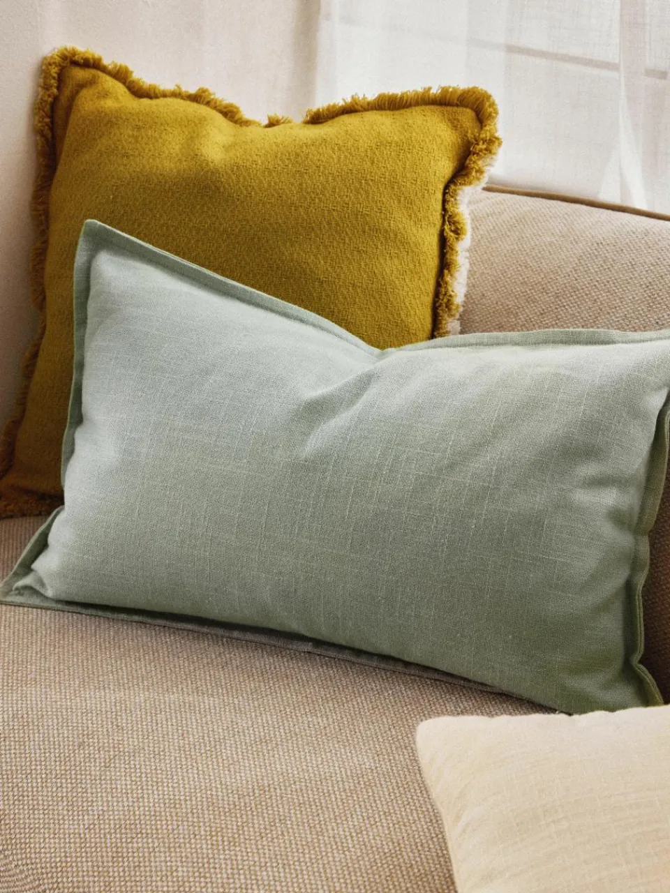 Katoenen kussenhoes Vicky^Westwing Collection Outlet