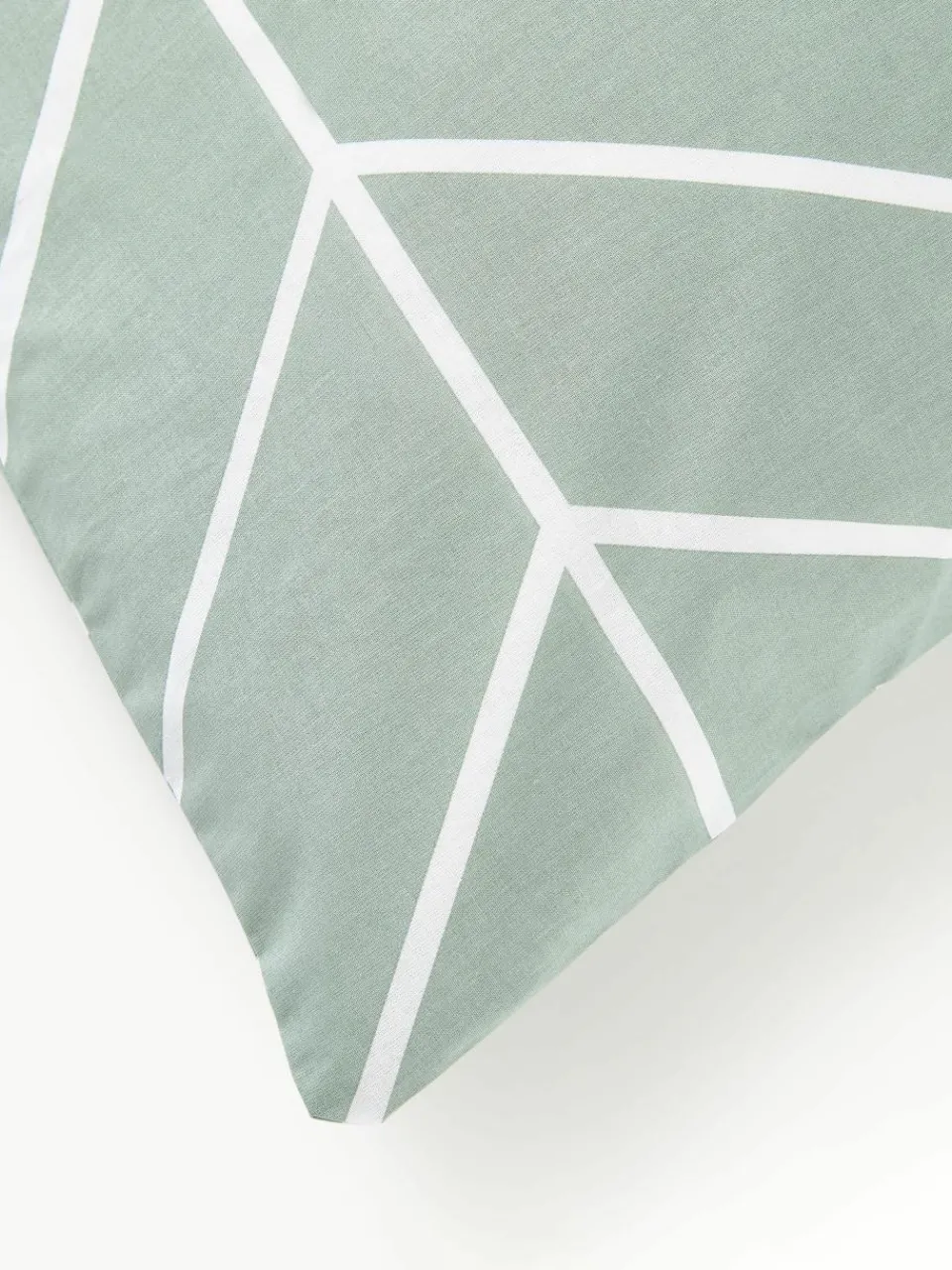 Katoenen kussensloop Mirja met patroon^Westwing Collection Fashion
