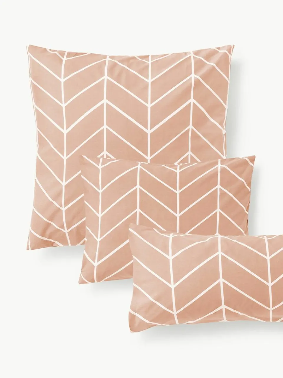 Katoenen kussensloop Mirja met patroon^Westwing Collection New