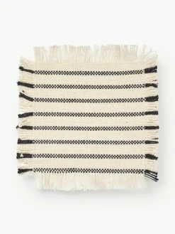 Katoenen onderzetters Elouise met franjes, 4 stuks^Broste Copenhagen Sale