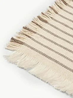 Katoenen placemats Elouise met franjes, 2 stuks^Broste Copenhagen Outlet