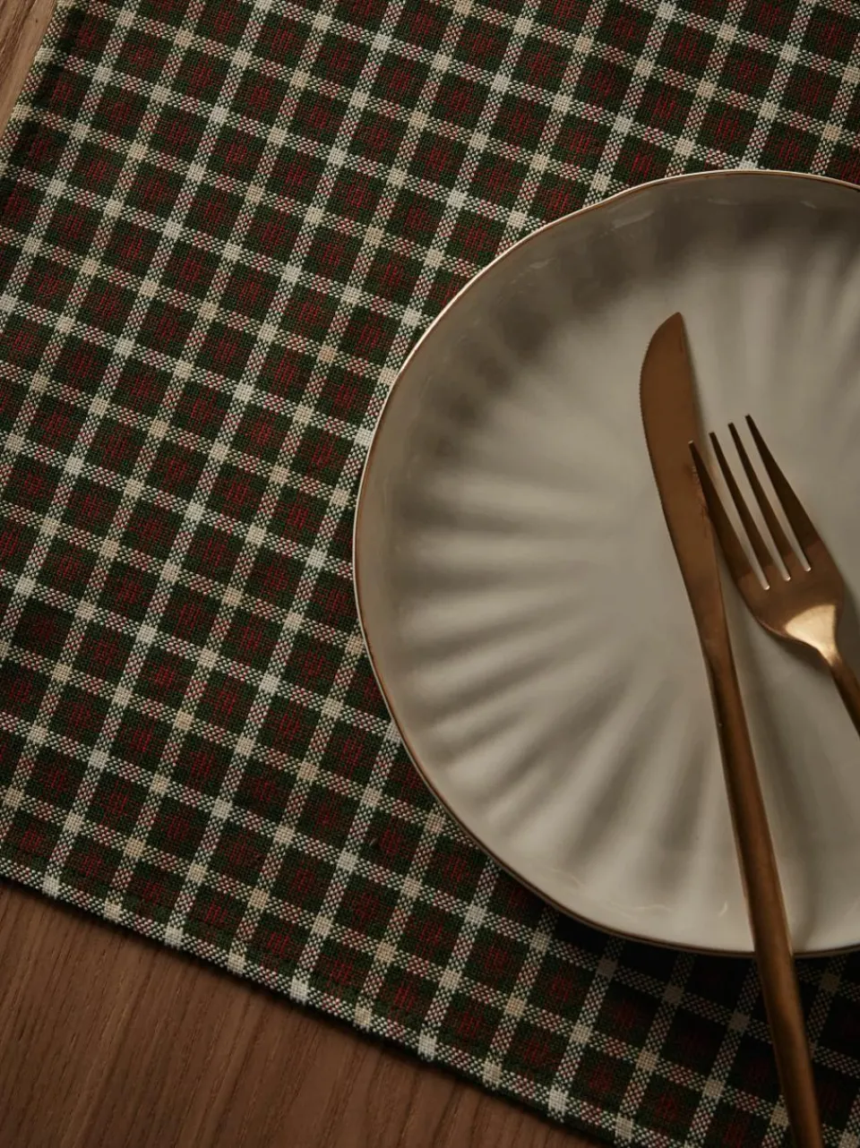 Katoenen placemats Ulla, set van 2^Westwing Collection Online