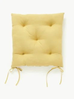 Katoenen zitkussen Sevil met grafische decoratie, 2 stuks^Westwing Collection Outlet