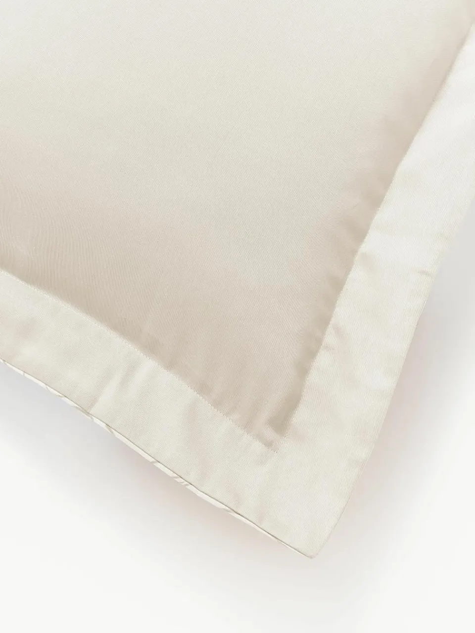 Katoenensatijnen kussenhoes Margot met bloemenprint^Westwing Collection Sale