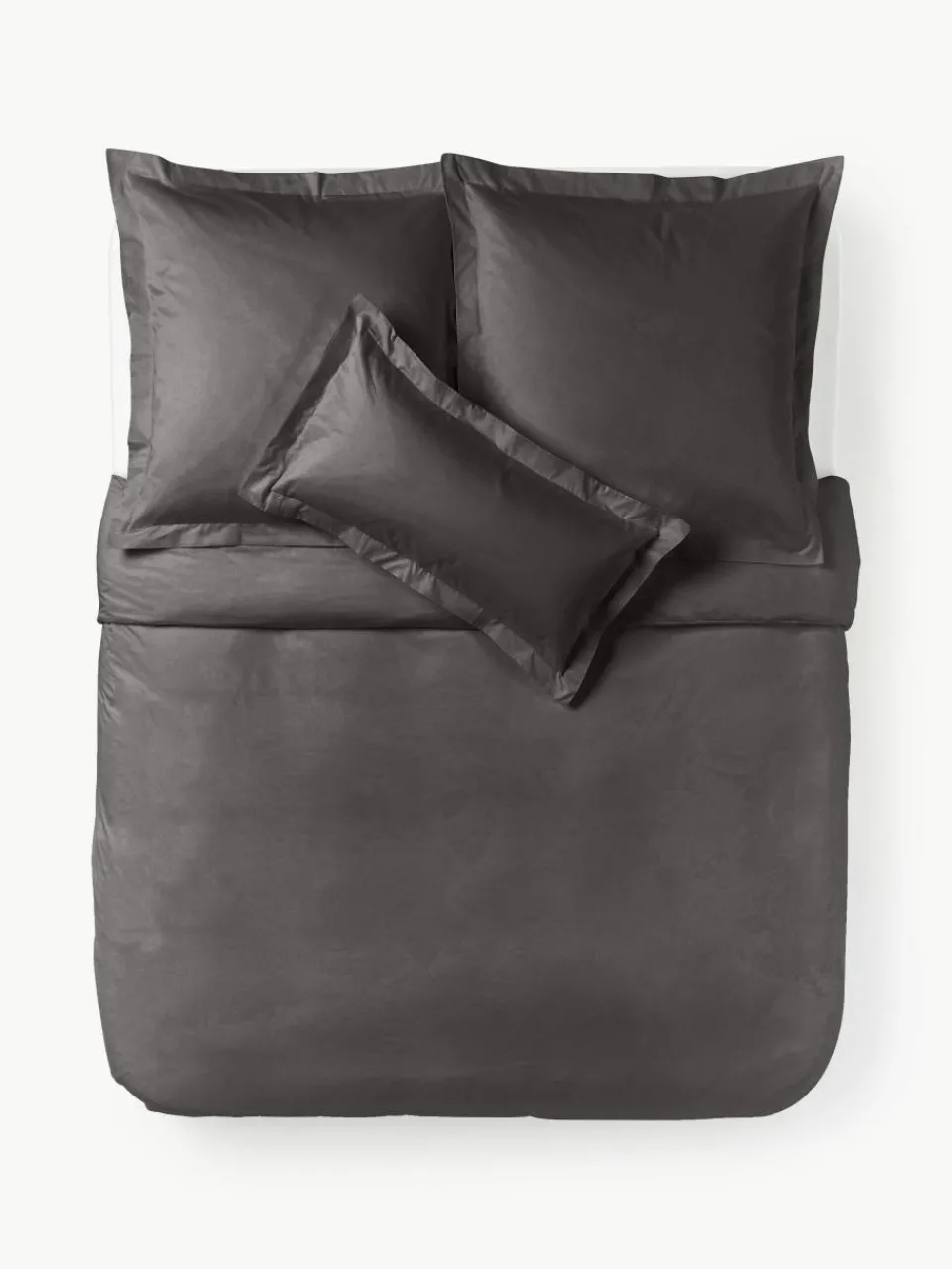 Katoensatijnen dekbedovertrek Premium^Westwing Collection Outlet