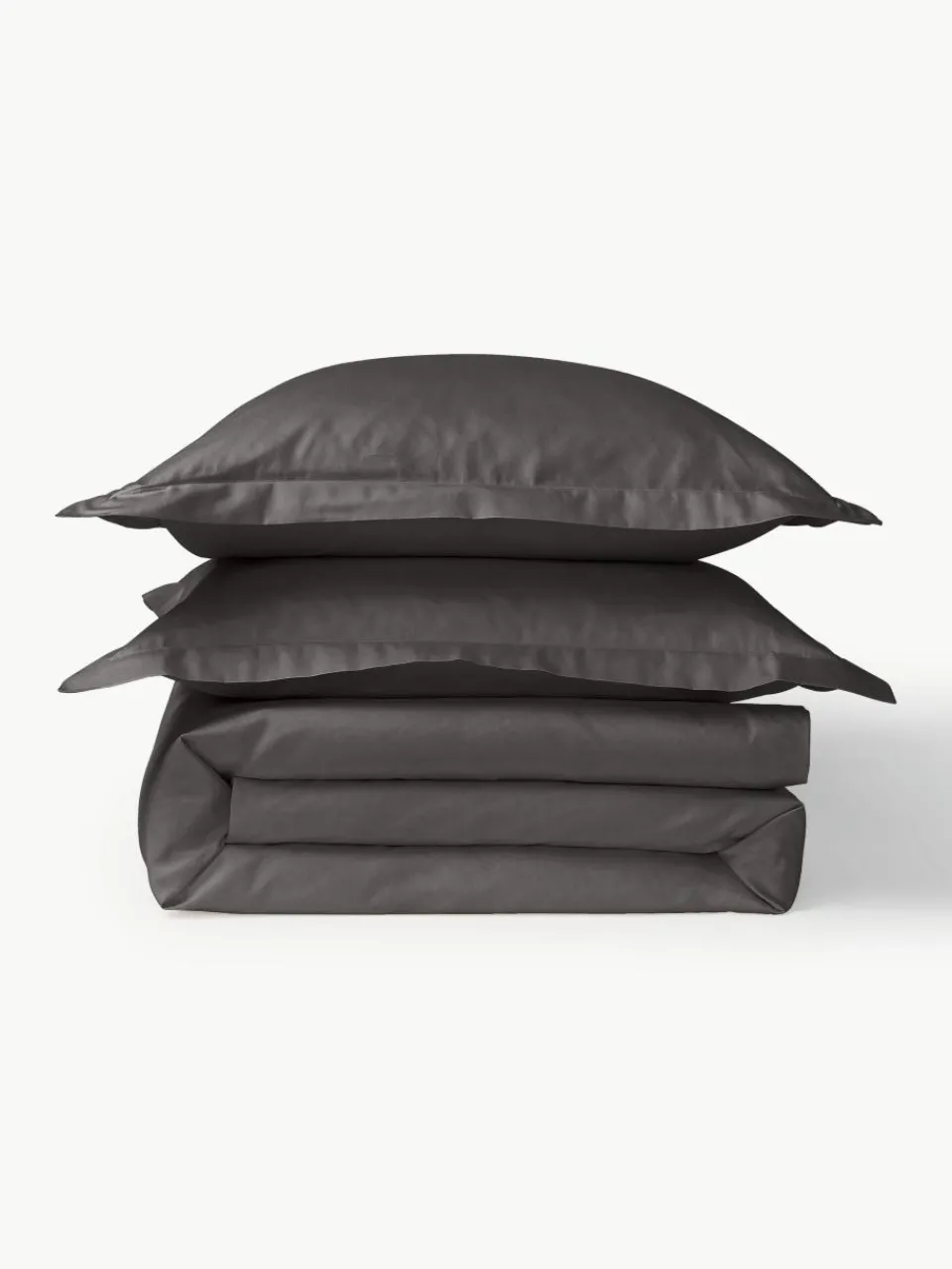 Katoensatijnen dekbedovertrek Premium^Westwing Collection Outlet