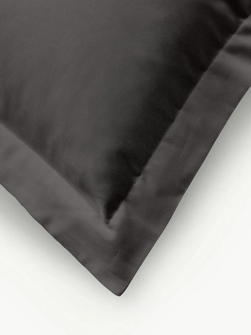Katoensatijnen dekbedovertrek Premium^Westwing Collection Outlet