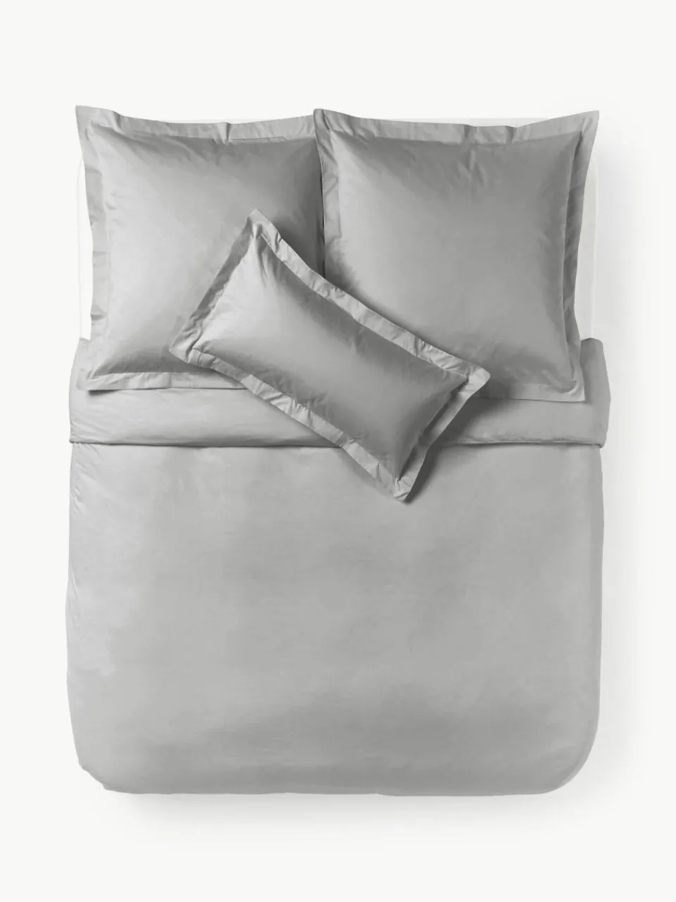 Katoensatijnen dekbedovertrek Premium^Westwing Collection New