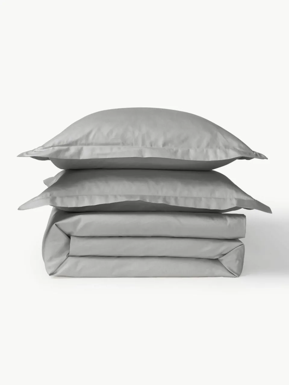 Katoensatijnen dekbedovertrek Premium^Westwing Collection New