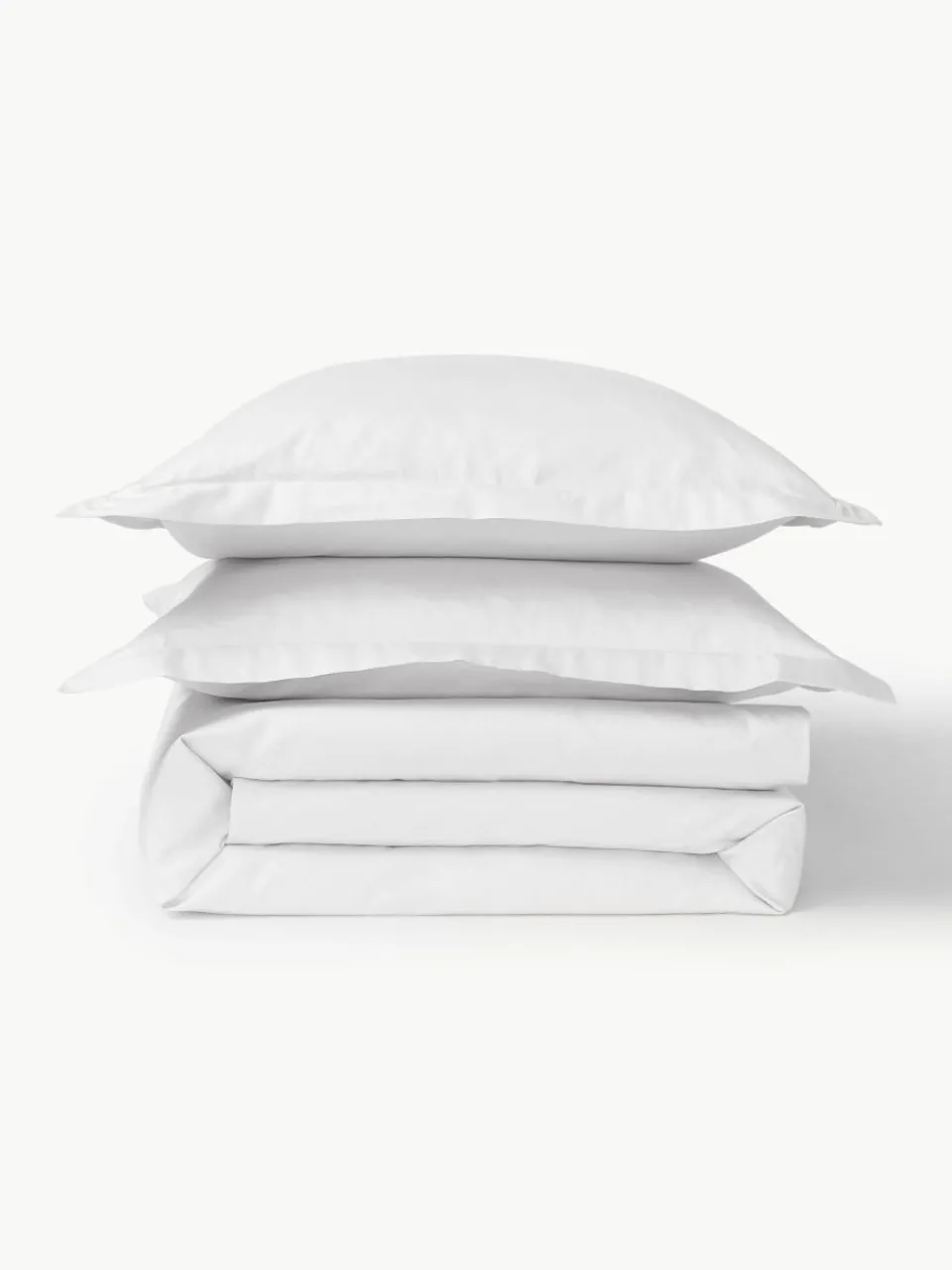 Katoensatijnen dekbedovertrek Premium^Westwing Collection Clearance