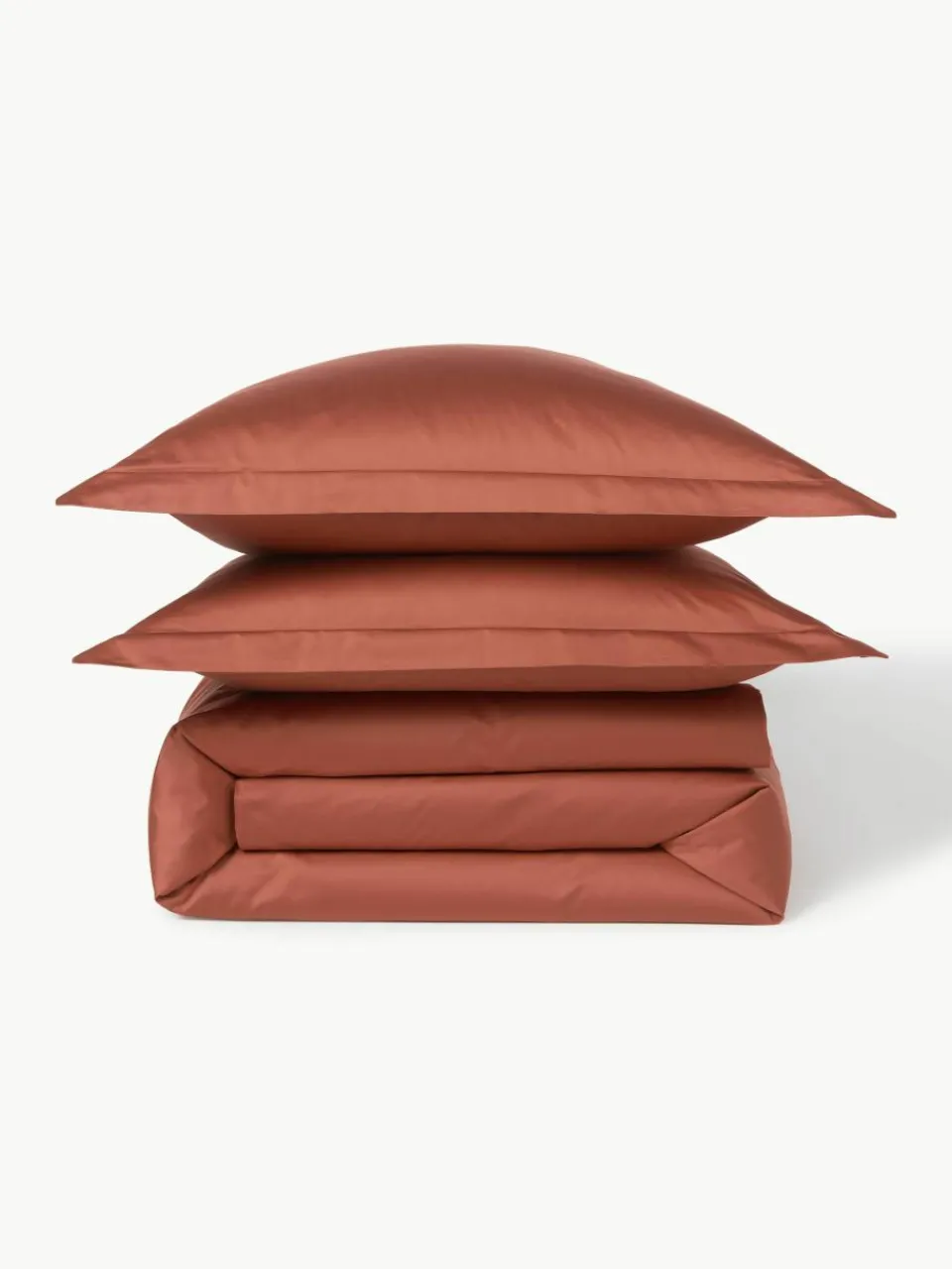 Katoensatijnen dekbedovertrek Premium^Westwing Collection Clearance