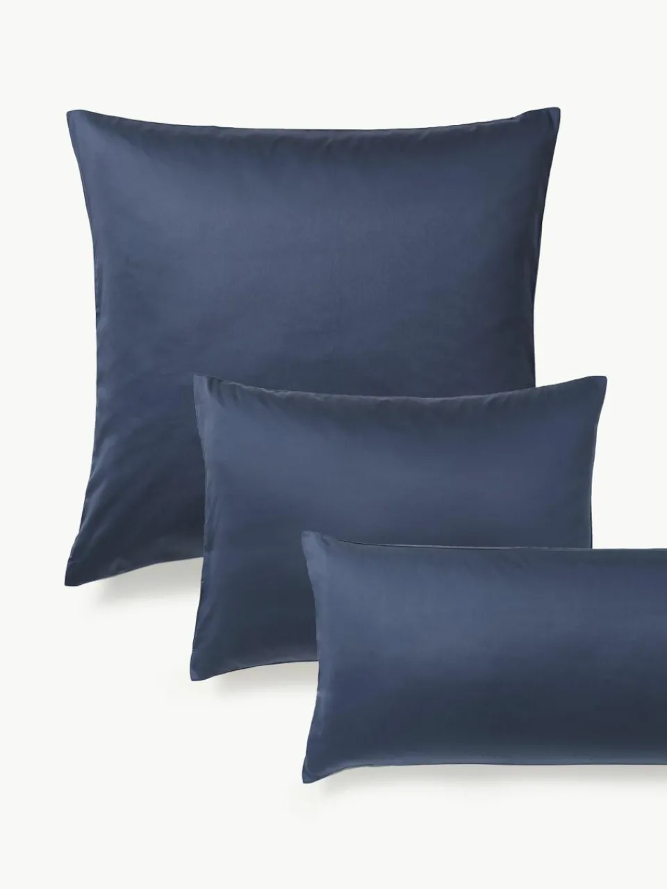 Katoensatijnen kussenhoes Comfort^Westwing Collection Best