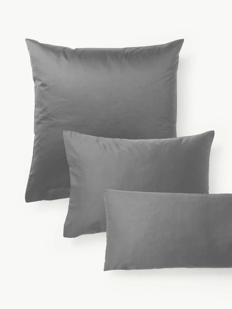 Katoensatijnen kussenhoes Comfort^Westwing Collection Best