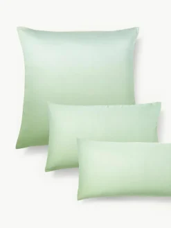Katoensatijnen kussenhoes Jania^Westwing Collection Hot