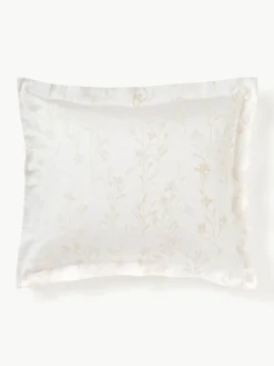 Katoensatijnen kussenhoes Hurley met jacquard patroon^Westwing Collection Discount