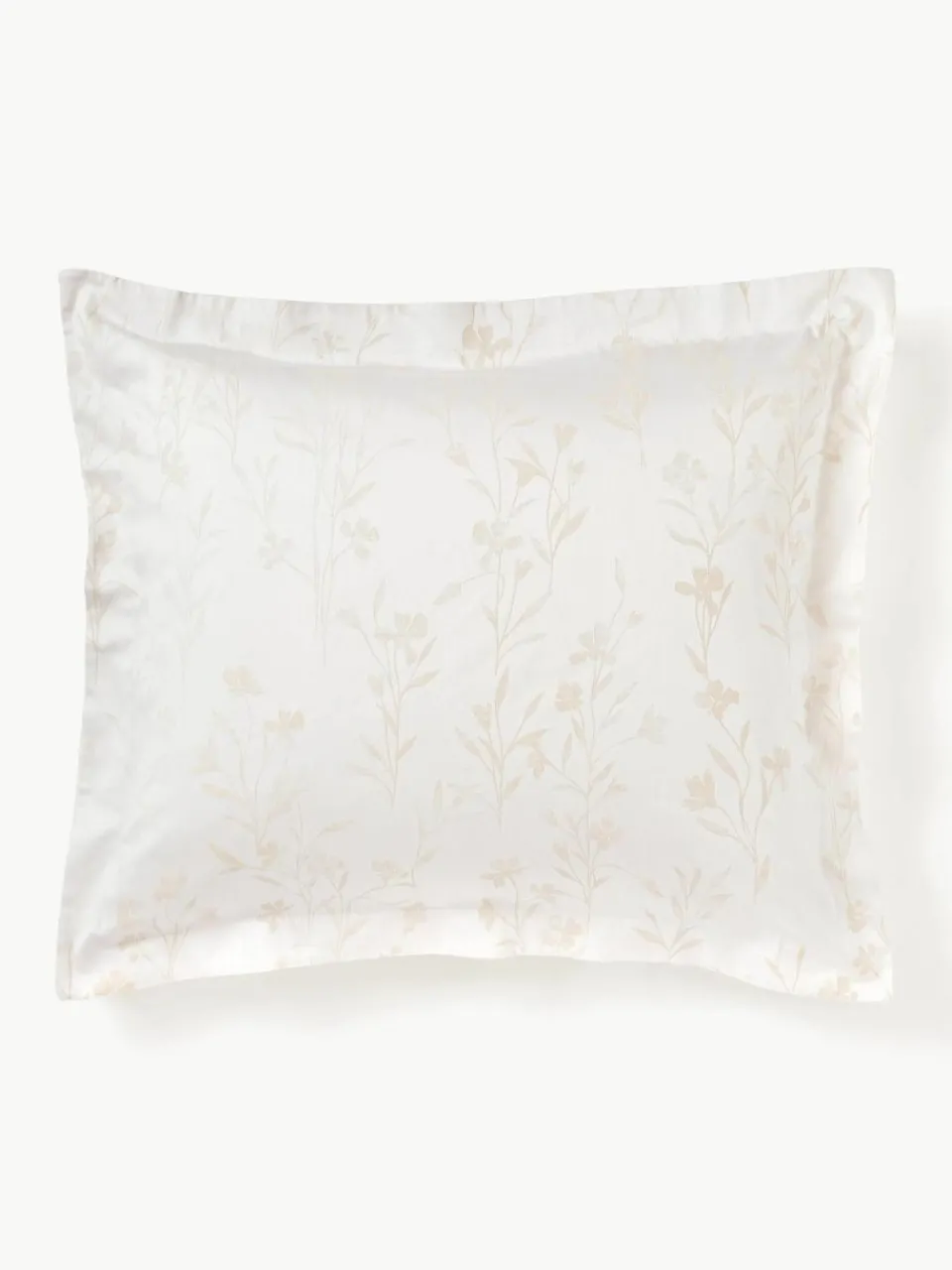 Katoensatijnen kussenhoes Hurley met jacquard patroon^Westwing Collection Discount