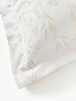 Katoensatijnen kussenhoes Hurley met jacquard patroon^Westwing Collection Discount