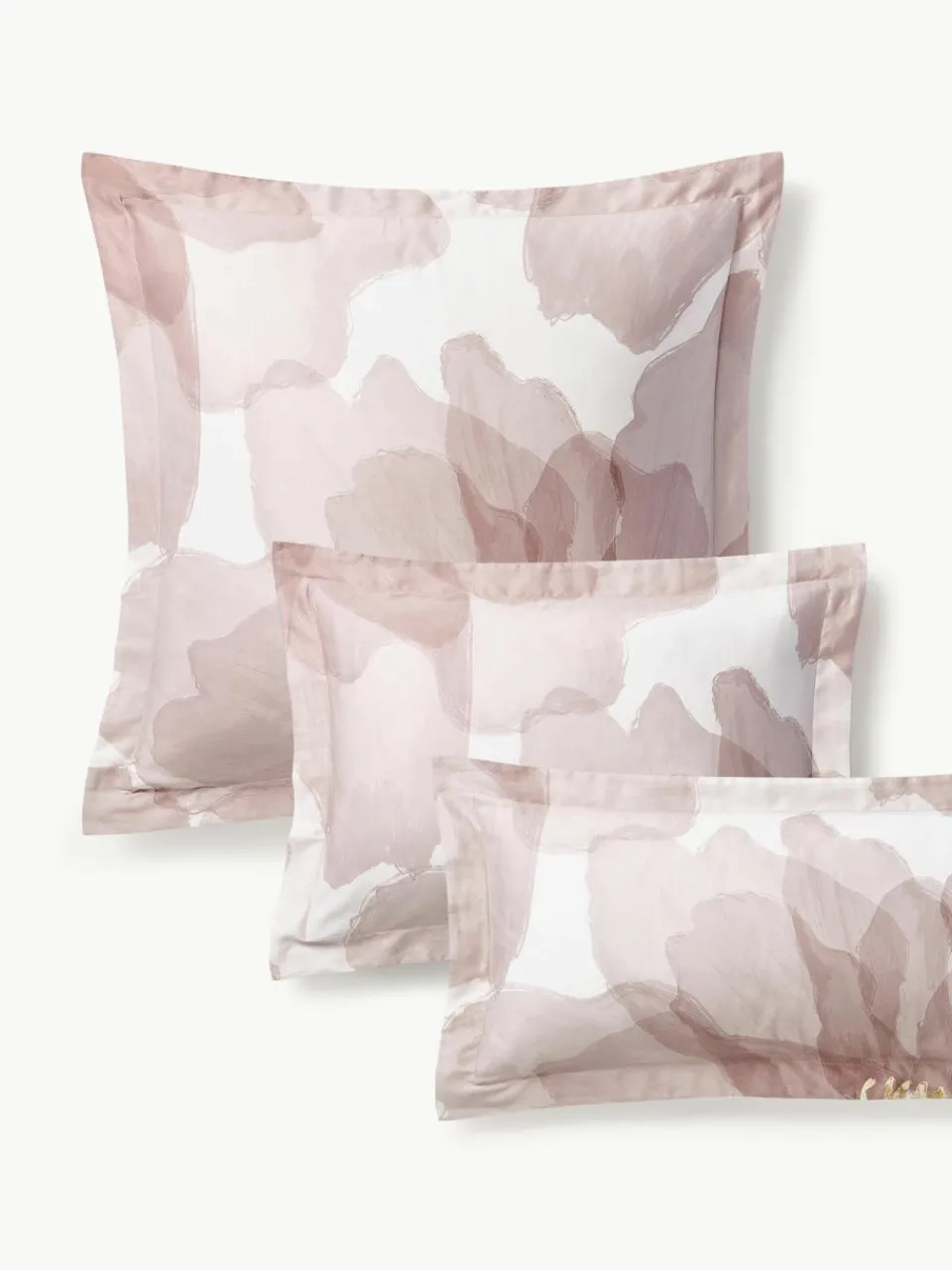 Katoensatijnen kussenhoes Alyssa^Westwing Collection Hot