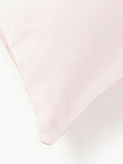 Katoensatijnen kussenhoes Blossom^Westwing Collection Outlet