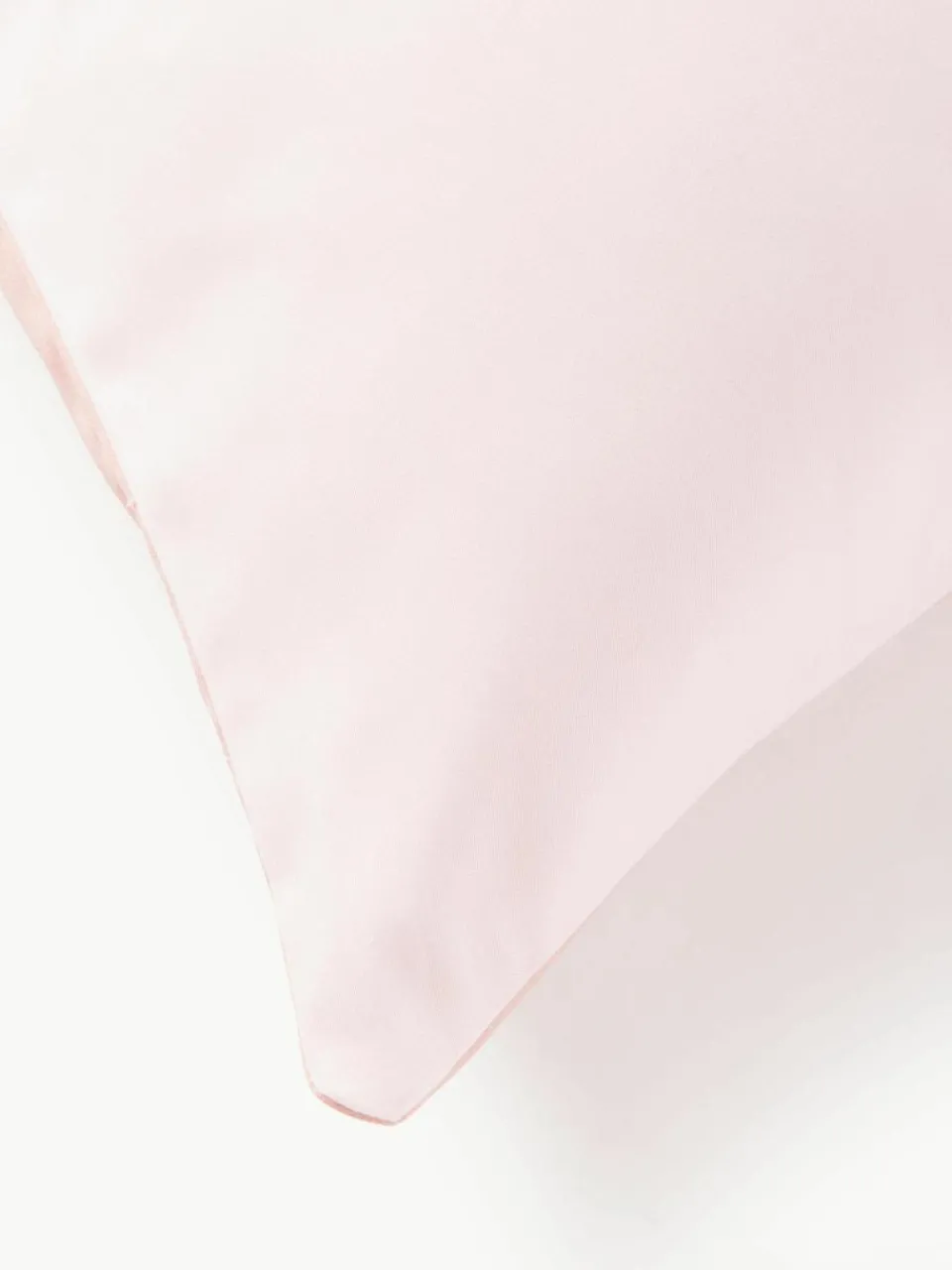 Katoensatijnen kussenhoes Blossom^Westwing Collection Outlet