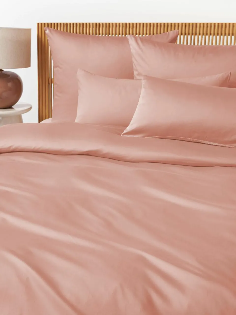 Katoensatijnen kussenhoes Comfort^Westwing Collection Online